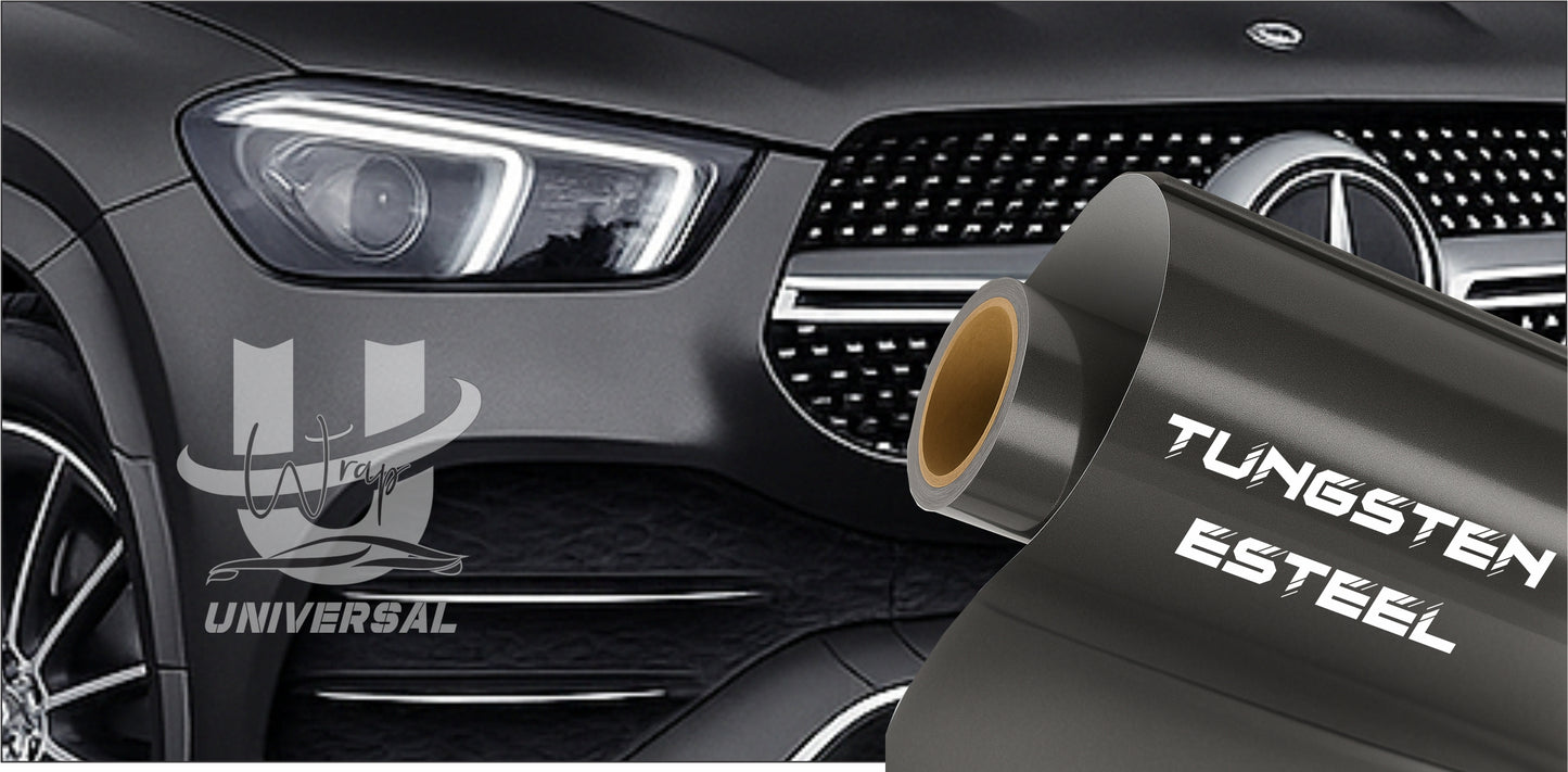 Wrap Súper Glossy Metálico – Gris Tungsteno