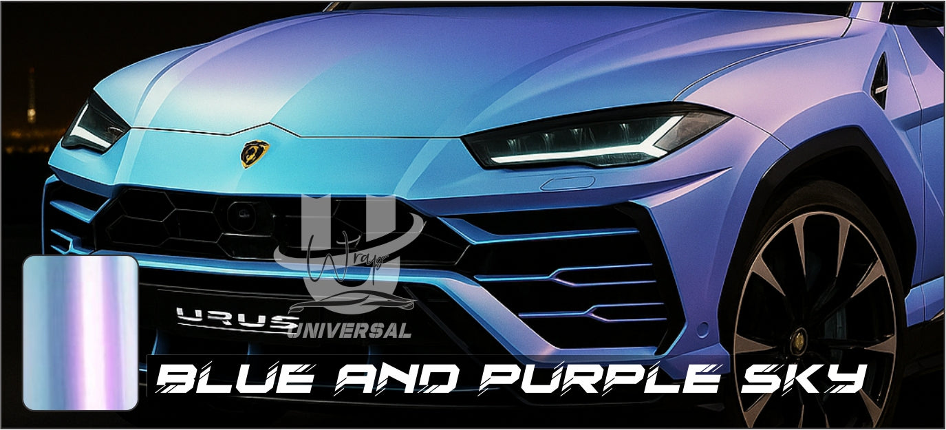 Cielo Azul y Púrpura